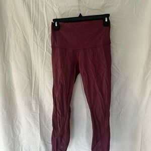 Lululemon mauve/pink High-Waisted Leggings